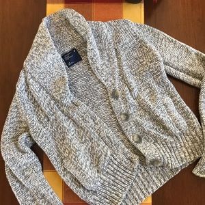 Knit open sweater